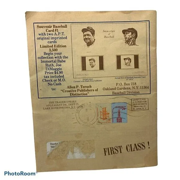 The Trader Speaks' - Original Trading Card Publication - April 1978 - Picture 4 of 11